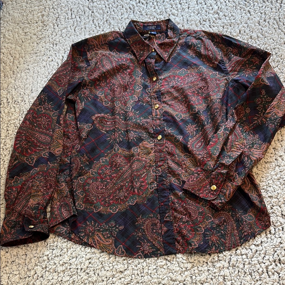 Chaps Paisley Cotton Shirt